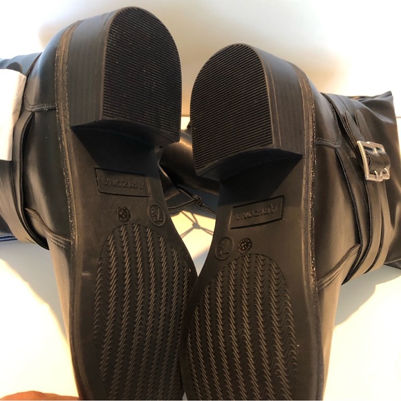 🇺🇸 NEW Arizona Black Tall Boots, Size 7.5 - Picture 10 of 10